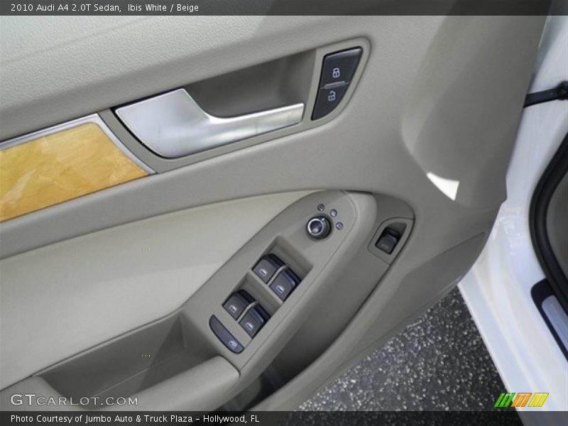 Ibis White / Beige 2010 Audi A4 2.0T Sedan