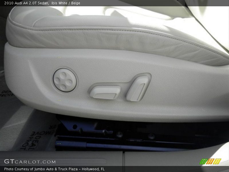 Ibis White / Beige 2010 Audi A4 2.0T Sedan