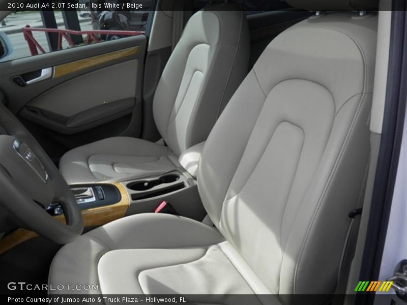 Ibis White / Beige 2010 Audi A4 2.0T Sedan