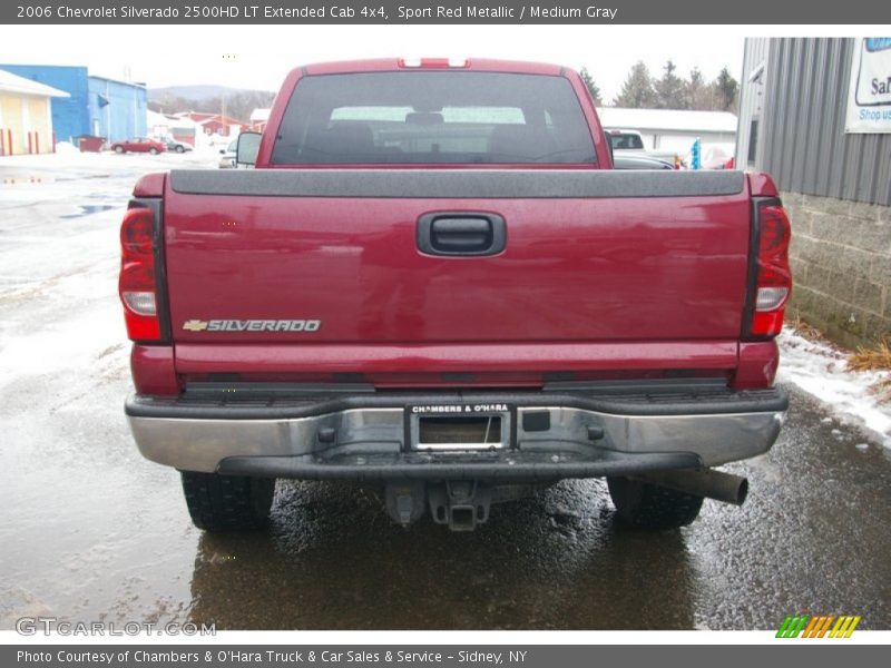 Sport Red Metallic / Medium Gray 2006 Chevrolet Silverado 2500HD LT Extended Cab 4x4