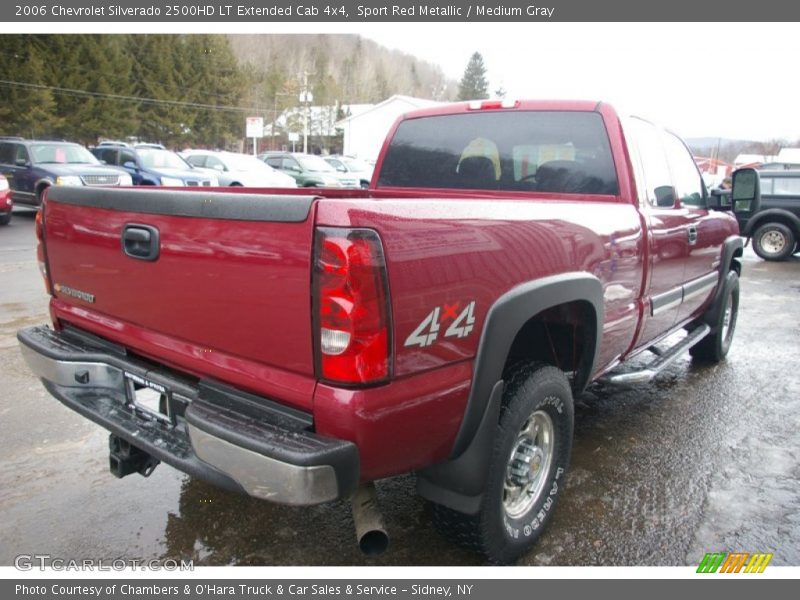 Sport Red Metallic / Medium Gray 2006 Chevrolet Silverado 2500HD LT Extended Cab 4x4