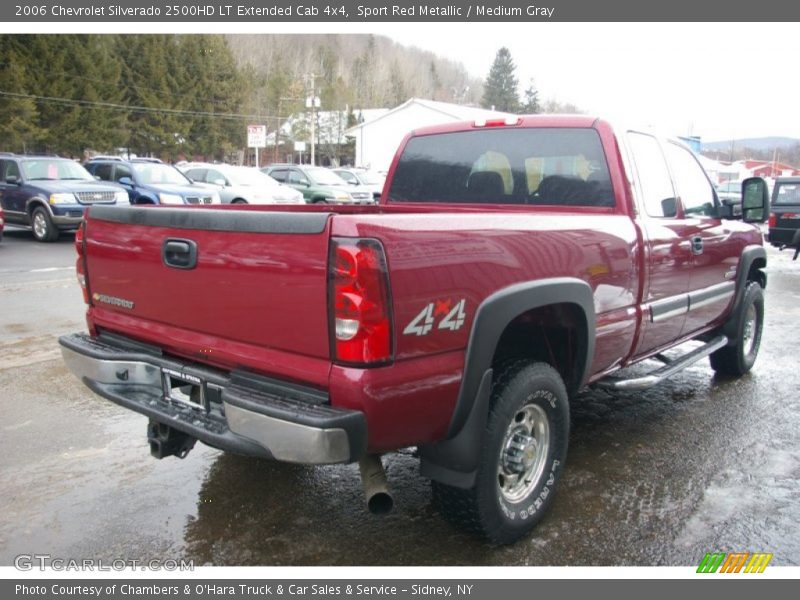 Sport Red Metallic / Medium Gray 2006 Chevrolet Silverado 2500HD LT Extended Cab 4x4