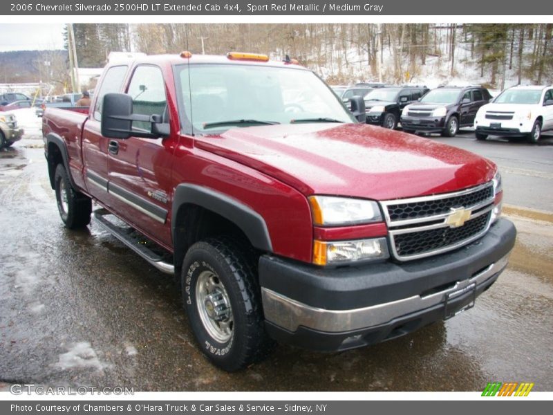 Sport Red Metallic / Medium Gray 2006 Chevrolet Silverado 2500HD LT Extended Cab 4x4