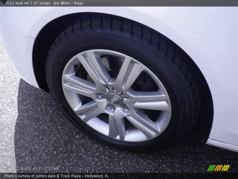 Ibis White / Beige 2010 Audi A4 2.0T Sedan
