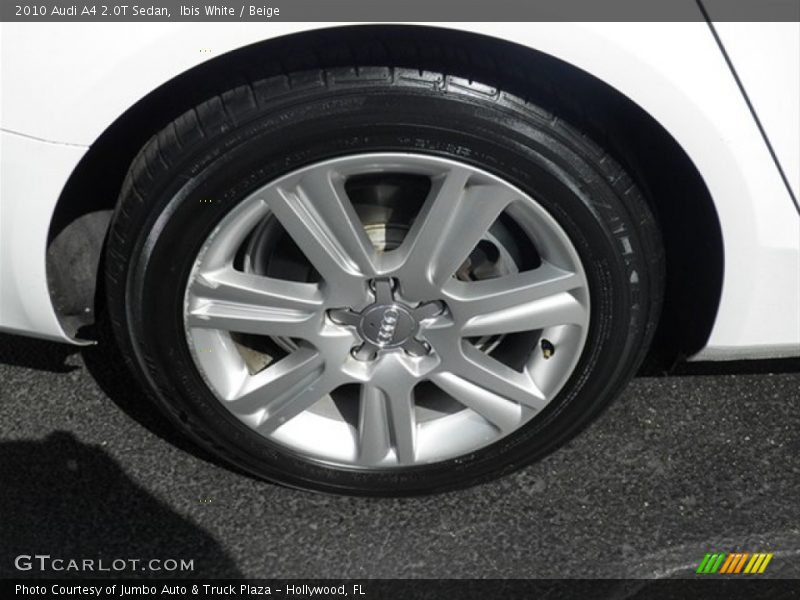 Ibis White / Beige 2010 Audi A4 2.0T Sedan