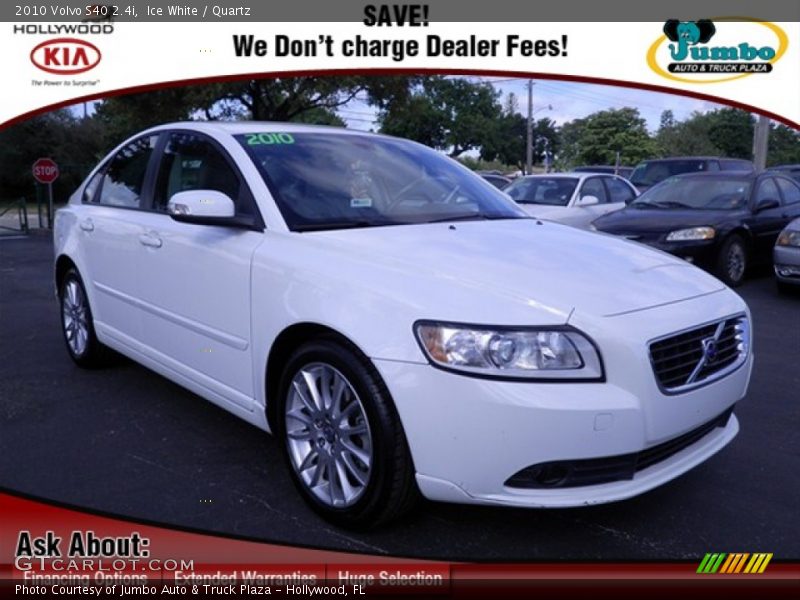 Ice White / Quartz 2010 Volvo S40 2.4i
