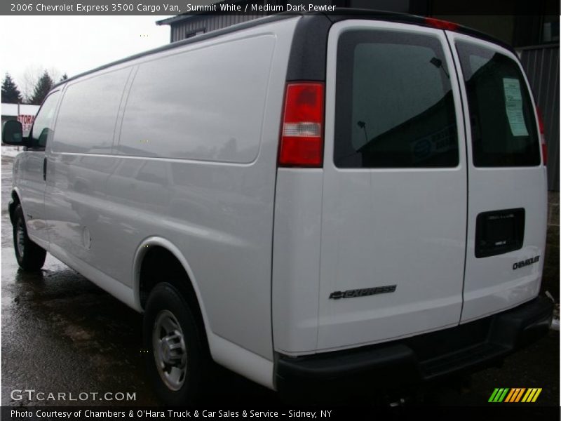 Summit White / Medium Dark Pewter 2006 Chevrolet Express 3500 Cargo Van