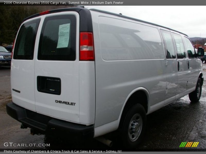 Summit White / Medium Dark Pewter 2006 Chevrolet Express 3500 Cargo Van