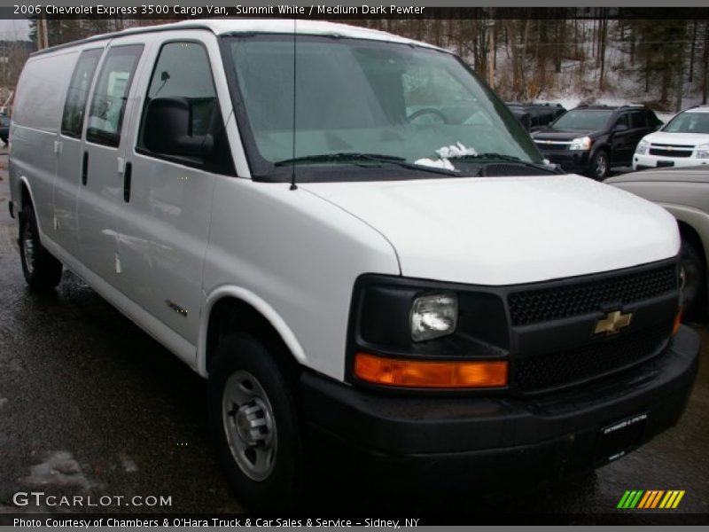 Summit White / Medium Dark Pewter 2006 Chevrolet Express 3500 Cargo Van