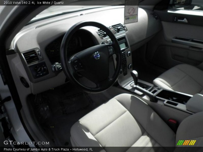 Ice White / Quartz 2010 Volvo S40 2.4i