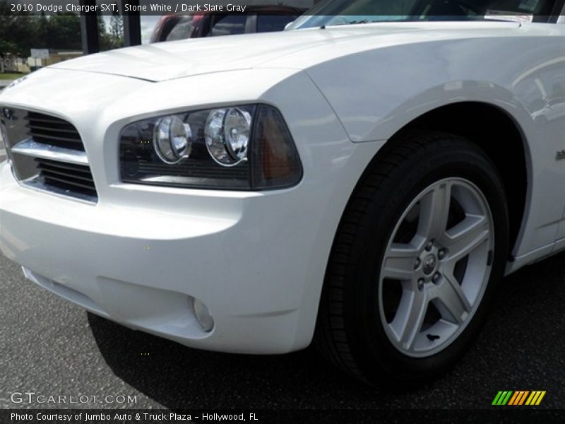 Stone White / Dark Slate Gray 2010 Dodge Charger SXT