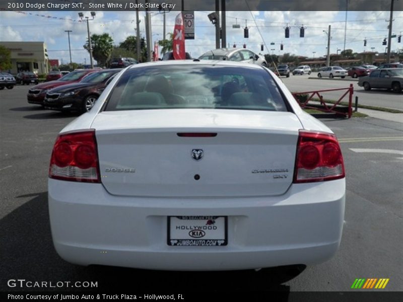 Stone White / Dark Slate Gray 2010 Dodge Charger SXT