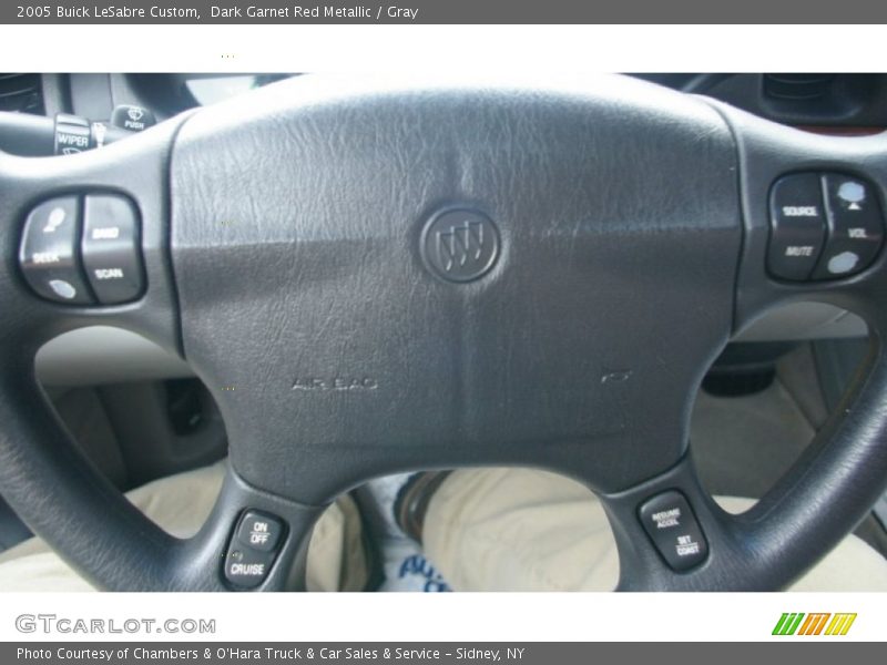 Dark Garnet Red Metallic / Gray 2005 Buick LeSabre Custom