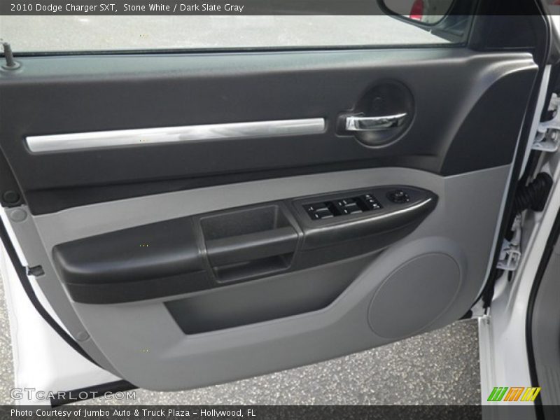 Stone White / Dark Slate Gray 2010 Dodge Charger SXT