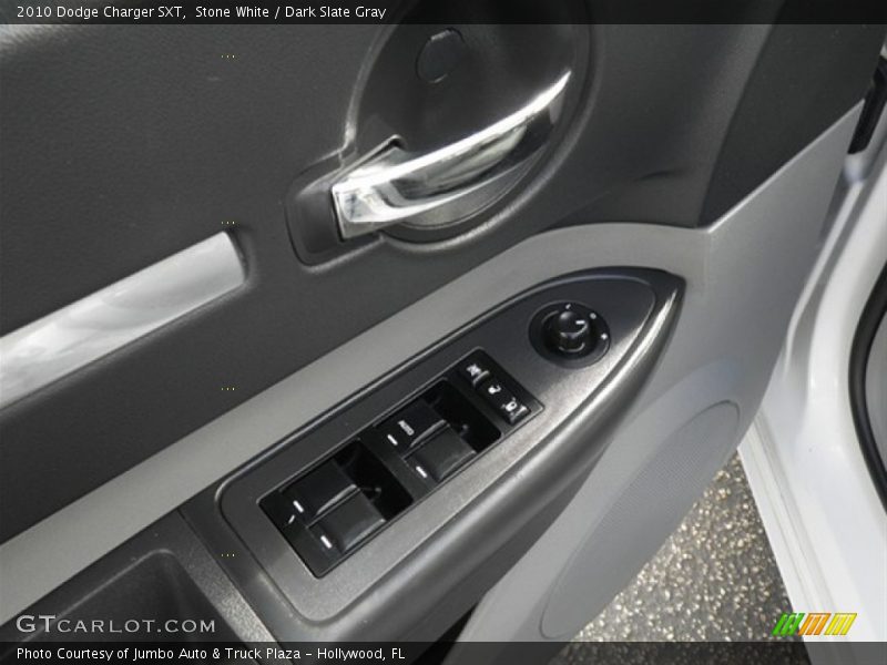 Stone White / Dark Slate Gray 2010 Dodge Charger SXT