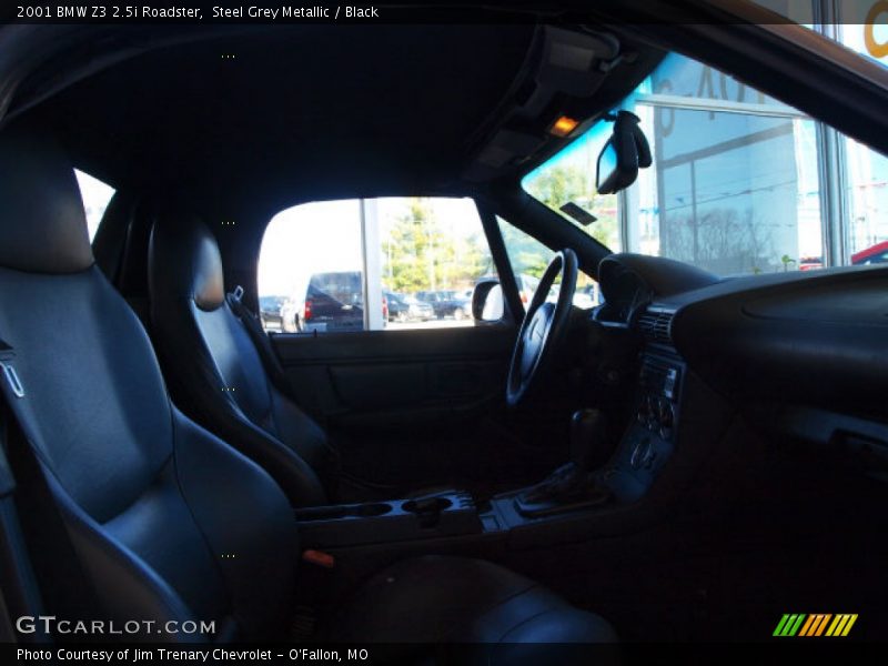 Steel Grey Metallic / Black 2001 BMW Z3 2.5i Roadster