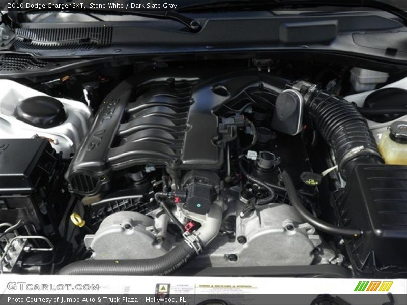 Stone White / Dark Slate Gray 2010 Dodge Charger SXT