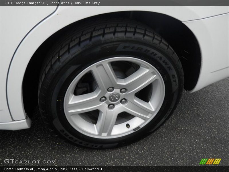 Stone White / Dark Slate Gray 2010 Dodge Charger SXT