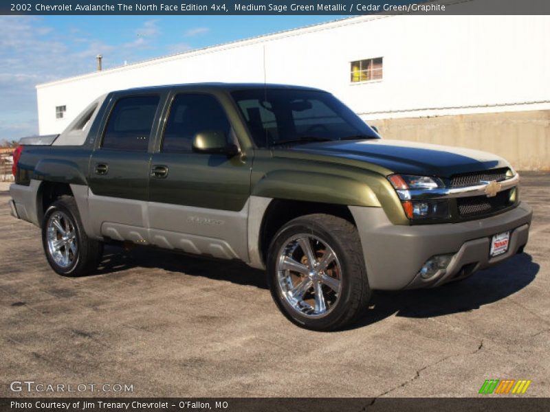  2002 Avalanche The North Face Edition 4x4 Medium Sage Green Metallic