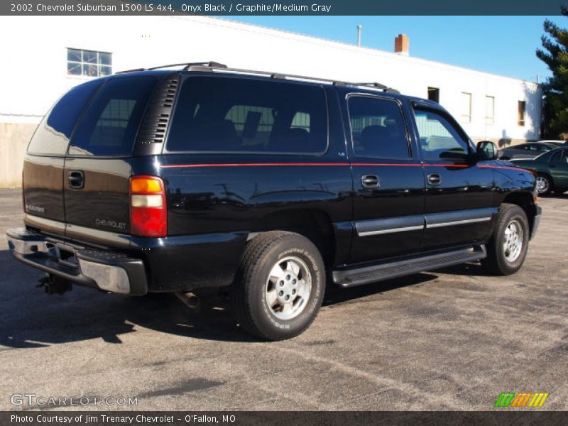 Onyx Black / Graphite/Medium Gray 2002 Chevrolet Suburban 1500 LS 4x4