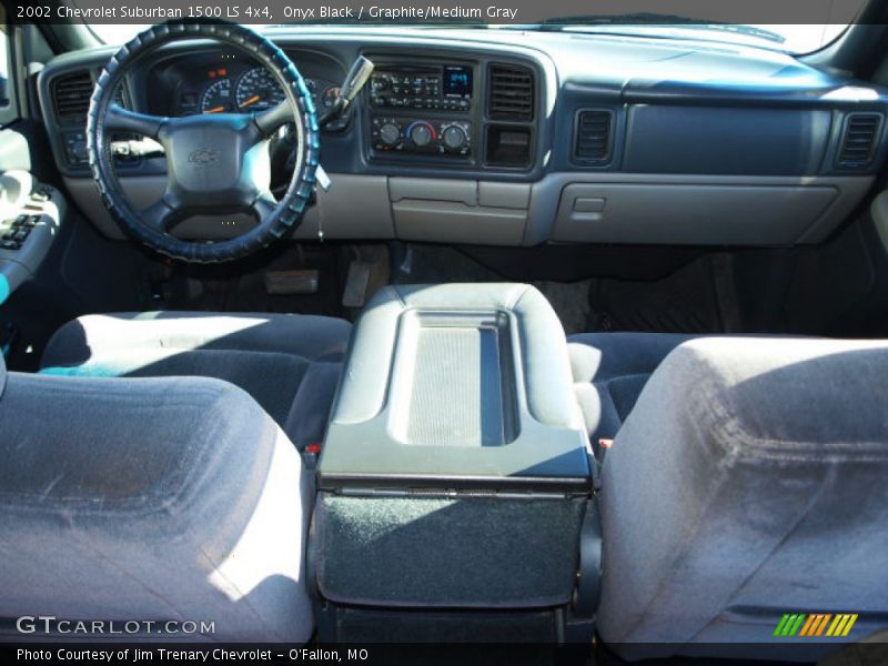 Onyx Black / Graphite/Medium Gray 2002 Chevrolet Suburban 1500 LS 4x4