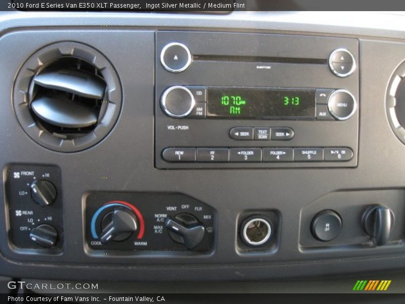 Ingot Silver Metallic / Medium Flint 2010 Ford E Series Van E350 XLT Passenger