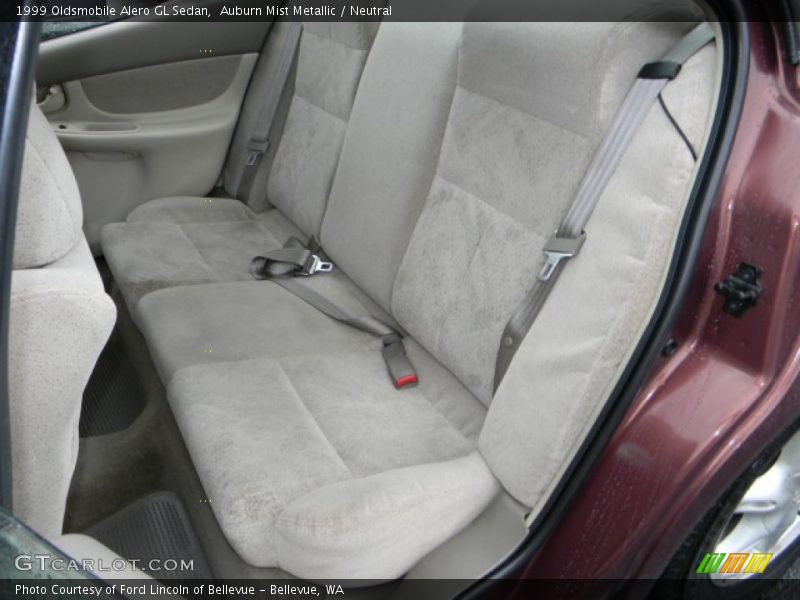 Rear Seat of 1999 Alero GL Sedan