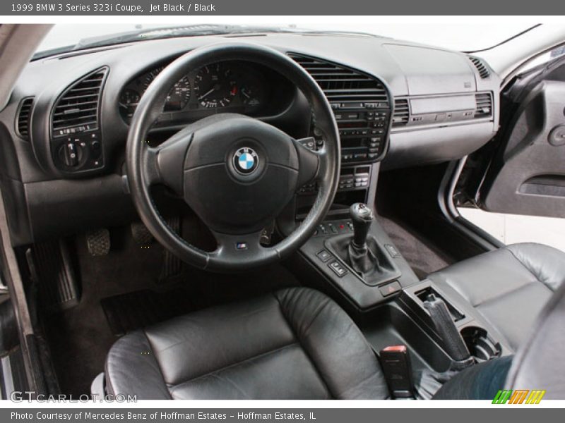 Black Interior - 1999 3 Series 323i Coupe 