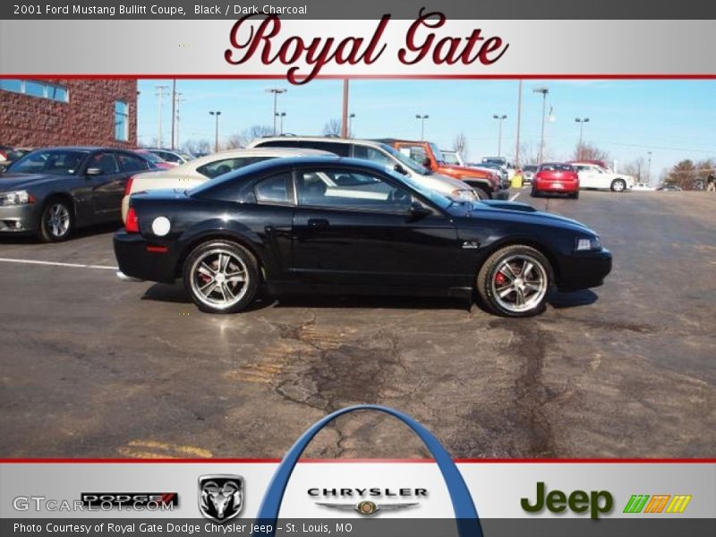 Black / Dark Charcoal 2001 Ford Mustang Bullitt Coupe