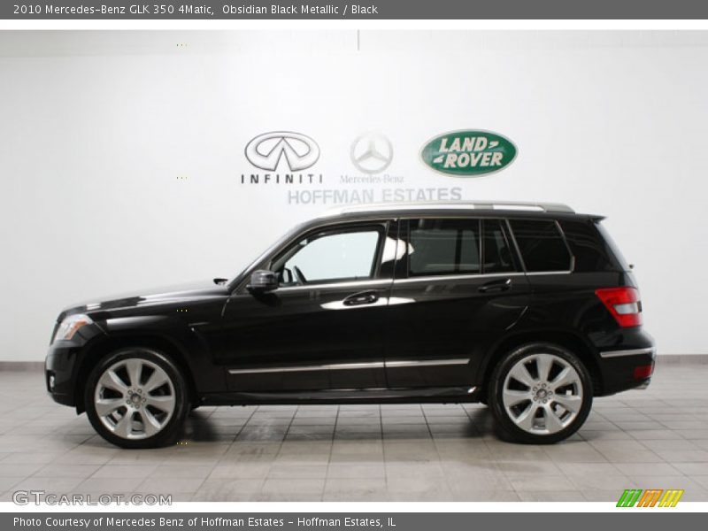 Obsidian Black Metallic / Black 2010 Mercedes-Benz GLK 350 4Matic