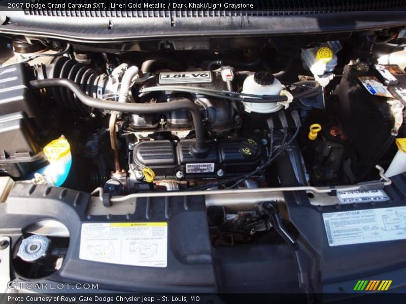 Linen Gold Metallic / Dark Khaki/Light Graystone 2007 Dodge Grand Caravan SXT