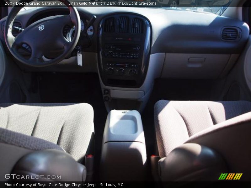 Linen Gold Metallic / Dark Khaki/Light Graystone 2007 Dodge Grand Caravan SXT
