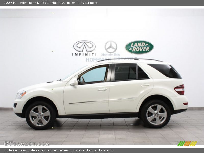 Arctic White / Cashmere 2009 Mercedes-Benz ML 350 4Matic