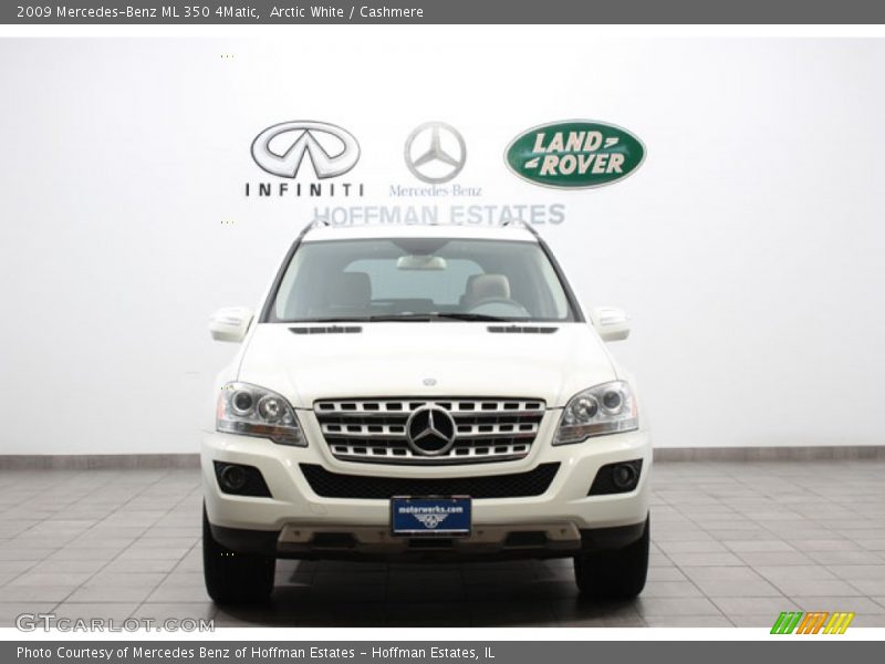 Arctic White / Cashmere 2009 Mercedes-Benz ML 350 4Matic