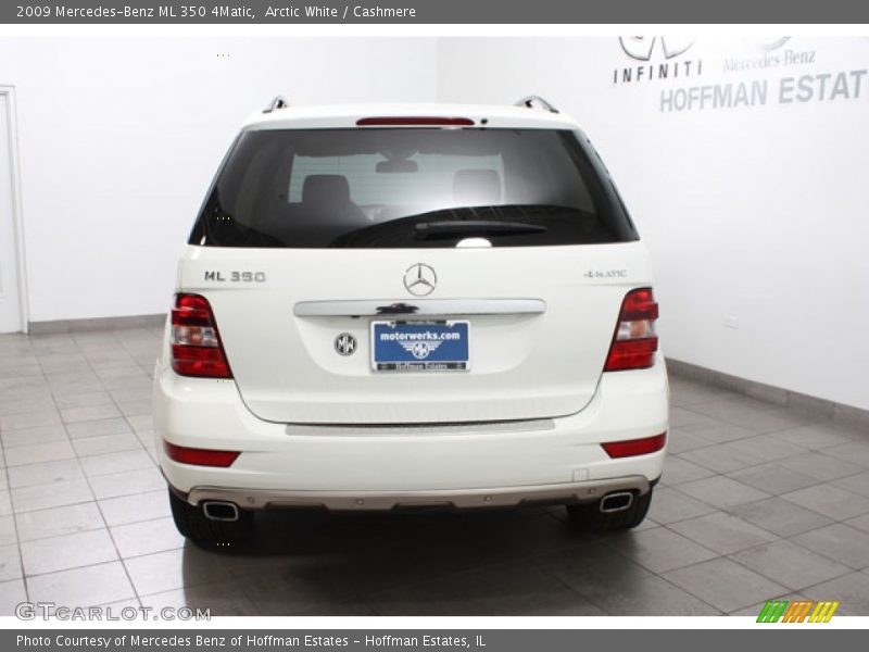 Arctic White / Cashmere 2009 Mercedes-Benz ML 350 4Matic