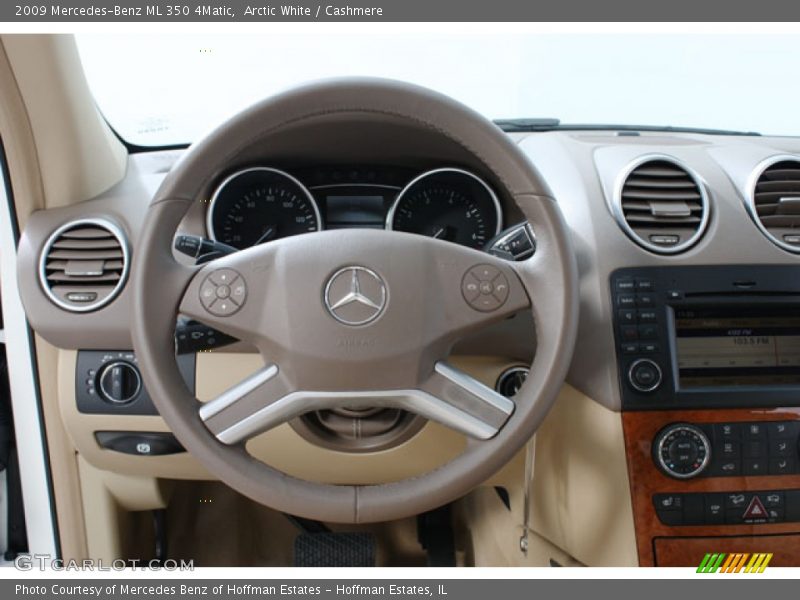 Arctic White / Cashmere 2009 Mercedes-Benz ML 350 4Matic