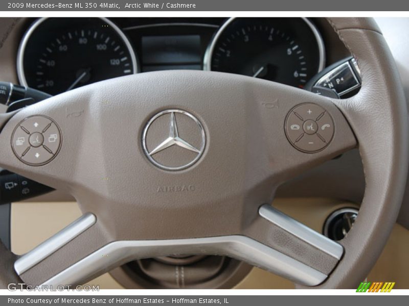 Arctic White / Cashmere 2009 Mercedes-Benz ML 350 4Matic
