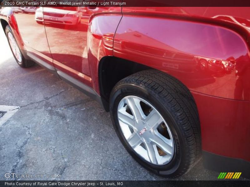 Merlot Jewel Metallic / Light Titanium 2010 GMC Terrain SLT AWD