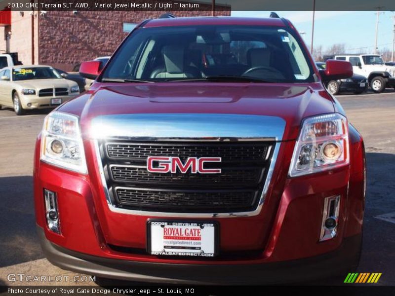 Merlot Jewel Metallic / Light Titanium 2010 GMC Terrain SLT AWD