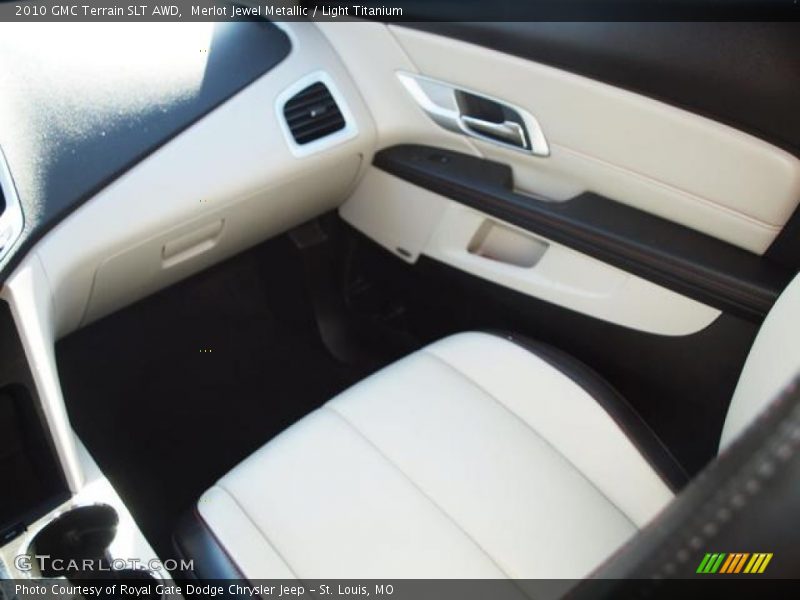 Merlot Jewel Metallic / Light Titanium 2010 GMC Terrain SLT AWD