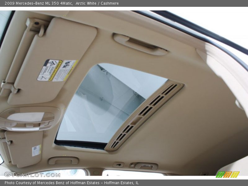Arctic White / Cashmere 2009 Mercedes-Benz ML 350 4Matic