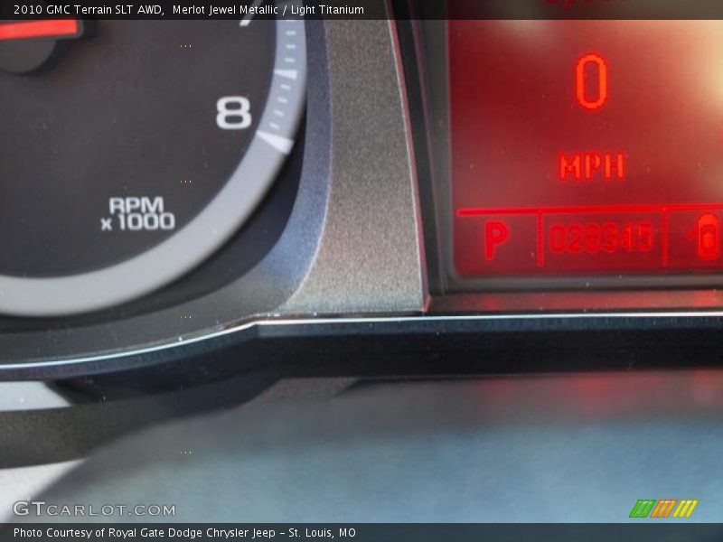 Merlot Jewel Metallic / Light Titanium 2010 GMC Terrain SLT AWD