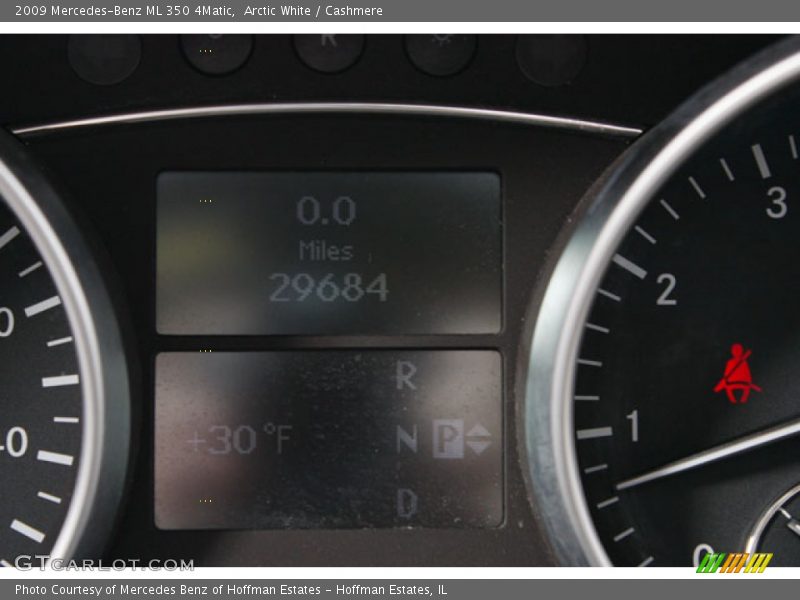 Arctic White / Cashmere 2009 Mercedes-Benz ML 350 4Matic
