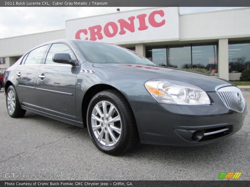 Cyber Gray Metallic / Titanium 2011 Buick Lucerne CXL