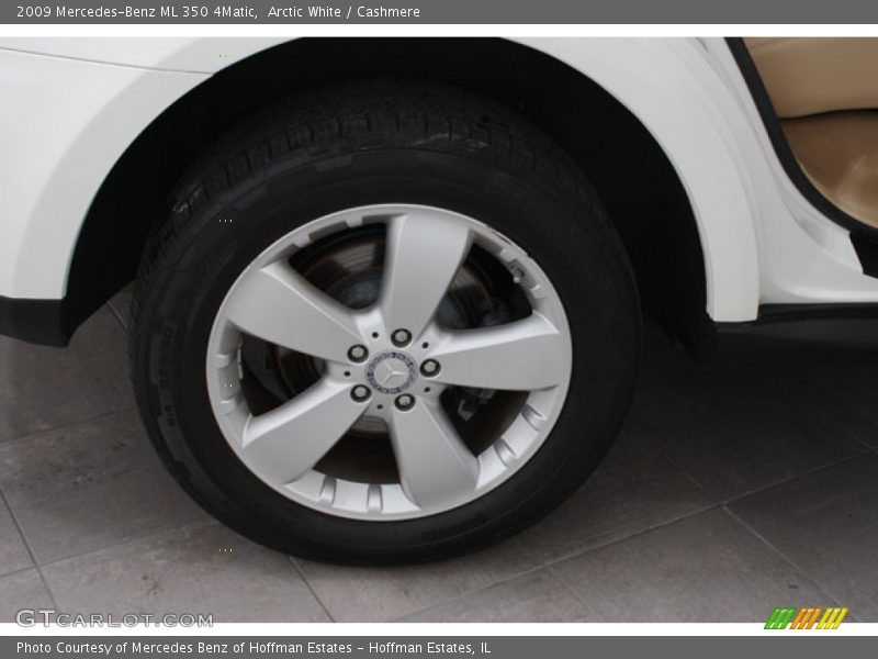 Arctic White / Cashmere 2009 Mercedes-Benz ML 350 4Matic