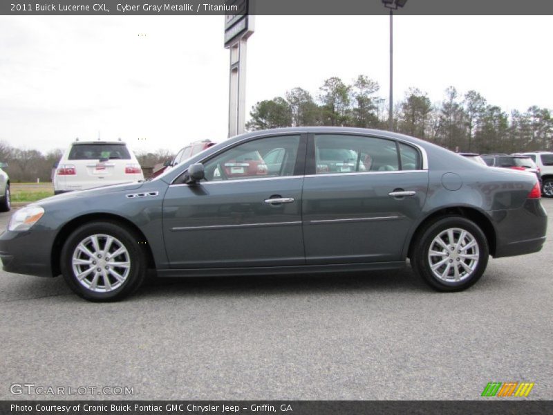 Cyber Gray Metallic / Titanium 2011 Buick Lucerne CXL