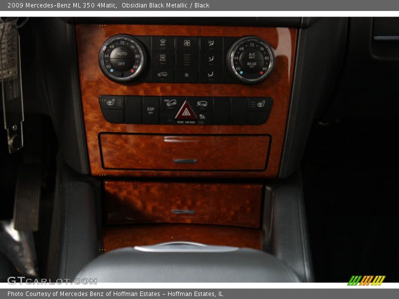 Obsidian Black Metallic / Black 2009 Mercedes-Benz ML 350 4Matic