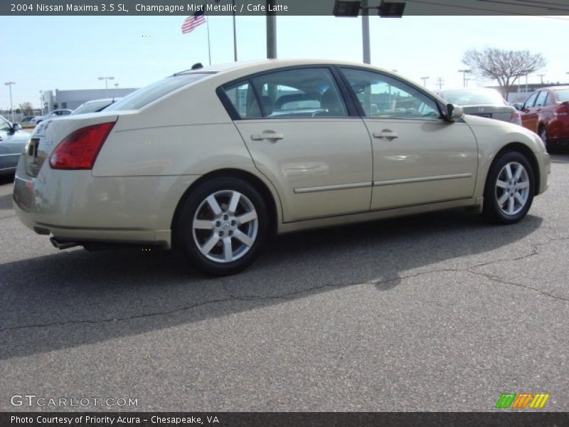Champagne Mist Metallic / Cafe Latte 2004 Nissan Maxima 3.5 SL
