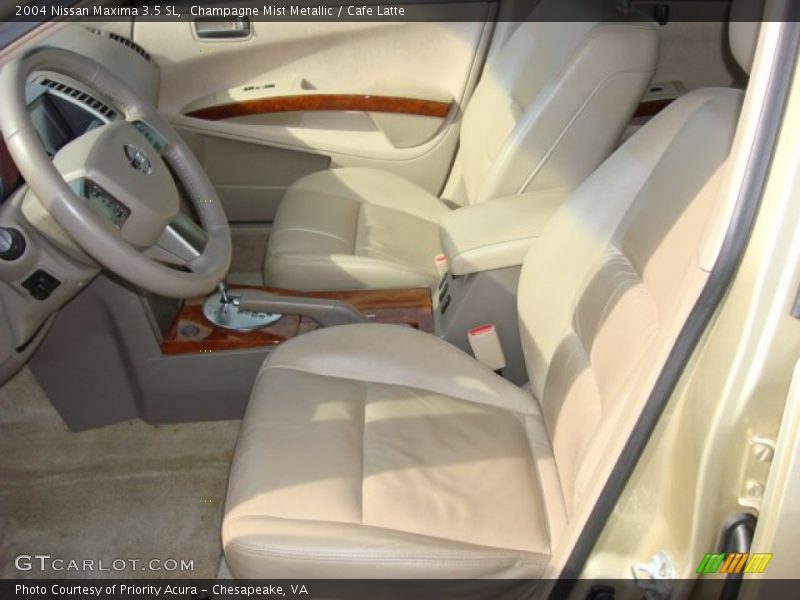 Champagne Mist Metallic / Cafe Latte 2004 Nissan Maxima 3.5 SL