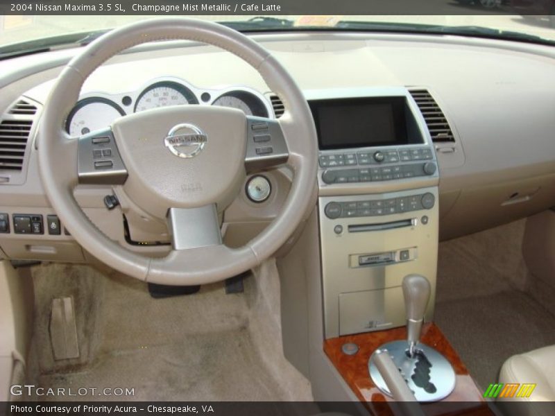 Champagne Mist Metallic / Cafe Latte 2004 Nissan Maxima 3.5 SL